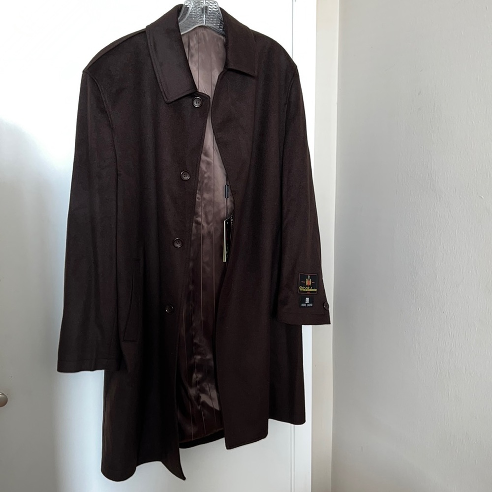 Men’s Andre Lanzino wool/cashmere coat. Size 40R. NWT!